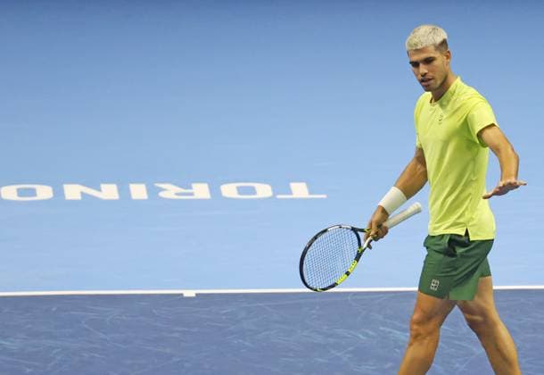 Tennis, ATP, Tennis Herren FINALS 2025 Carlos Alcaraz (ESP), Turin, Italy, November 9, 2025. Photo Felice Calabro  Copyright: xFelicexCalabro x xipa-agency.netx xFELICExCALABRO x IPA_Agency_IPA67743415