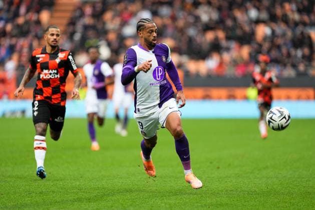 FC Lorient v Toulouse FC - Ligue 1 McDonald s 2025 2026 09 Frank MAGRI (tfc) during the Ligue 1 McDonald s match between Lorient and Toulouse at Stade du Moustoir on November 9, 2025 in Lorient, France. Lorient France  Copyright: xFEPx 776348195