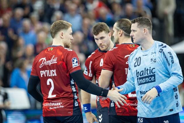 DAIKIN HBL SG Flensburg Handewitt vs Handball Sport Verein Hamburg 09 11 25 before the match DAIKIN HBL SG Flensburg Handewitt vs Handball Sport Verein Hamburg, GP JOULE Arena on 09 11 25 Copyright: xBEAUTIFULxSPORTS MarioxM.xKobergx