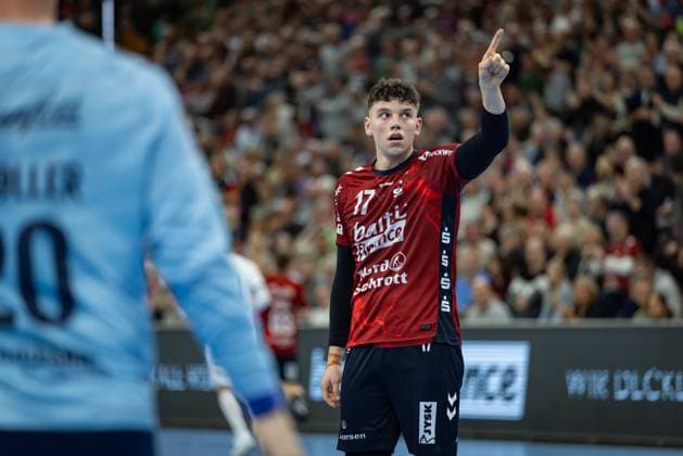 DAIKIN HBL SG Flensburg Handewitt vs Handball Sport Verein Hamburg 09 11 25 Marko Grgic Nr 17, SG Flensburg Handewitt gestures DAIKIN HBL SG Flensburg Handewitt vs Handball Sport Verein Hamburg, GP JOULE Arena on 09 11 25 Copyright: xBEAUTIFULxSPORTS MarioxM.xKobergx