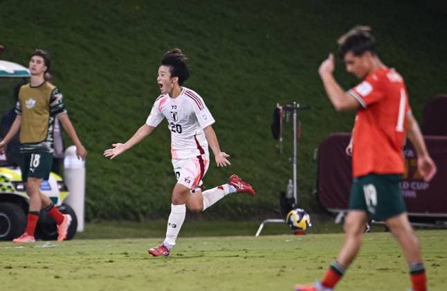 Football, Junior U 17 World Cup 2025 in Doha Qatar Preliminary round 09 11 2025 Group B Portugal Japan JUBEL Japan Goalscorer 0 2 Taiga Seguchi