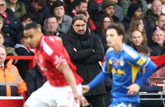 Daniel Farke Manager of Leeds United Nottingham Forest v Leeds United, Premier League, Football, City Ground, Nottingham, UK - 09 Nov 2025Nottingham City Ground United Kingdom EDITORIAL USE ONLY No use with unauthorised audio, video, data, fixture lists, club league logos or live services. Online in-match use limited to 120 images, no video emulation. No use in betting, games or single club league player publications.  Copyright: xRyanxBrowne Shutterstockx 15702262cw