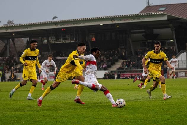 Goal chance by Abdenego Nankishi VfB Stuttgart II, 17 , VFB Stuttgart II vs Alemannia Aachen, Football, 3 Liga, Matchday 14, Season 2025 2026, 09 11 2025 VFB Stuttgart II vs Alemannia Aachen, Football, 3 Liga, Matchday 14, Season 2025 2026, 09 11 2025 Aspach Copyright: xEibner-Pressefoto PhilipxZieglerx EP_PZR
