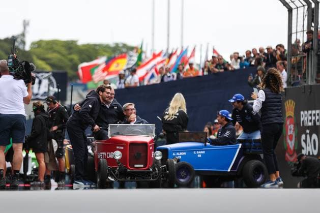 F1 - SAO PAULO GRAND PRIX 2025 Drivers parade, MAYLANDER Bernd (ger), FIA Safety Car Driver, portrait during the 2025 Formula 1 Grande Premio de Sao Paulo, 2025 Sao Paulo Grand Prix, 21th round of the 2025 FIA Formula One World Championship, WM, Weltmeisterschaft from November 7 to 9, 2025 on the Interlagos, in Sao Paulo, Brazil - Sao PauloBrazil Copyright: xANTONINxVINCENTx