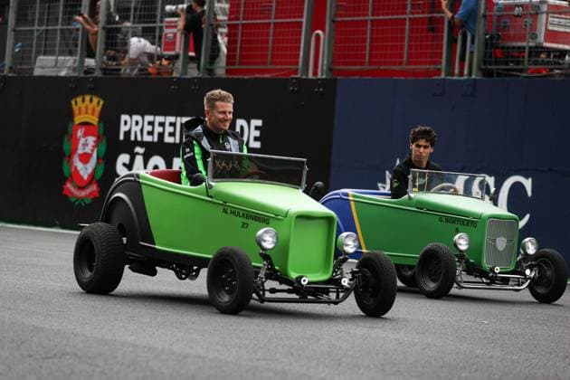 F1 - SAO PAULO GRAND PRIX 2025 drivers parade 27 HULKENBERG Nico (ger), Stake F1 Team Kick C45, action during the 2025 Formula 1 Grande Premio de Sao Paulo, 2025 Sao Paulo Grand Prix, 21th round of the 2025 FIA Formula One World Championship, WM, Weltmeisterschaft from November 7 to 9, 2025 on the Interlagos, in Sao Paulo, Brazil - Sao PauloBrazil  Copyright: xANTONINxVINCENTx