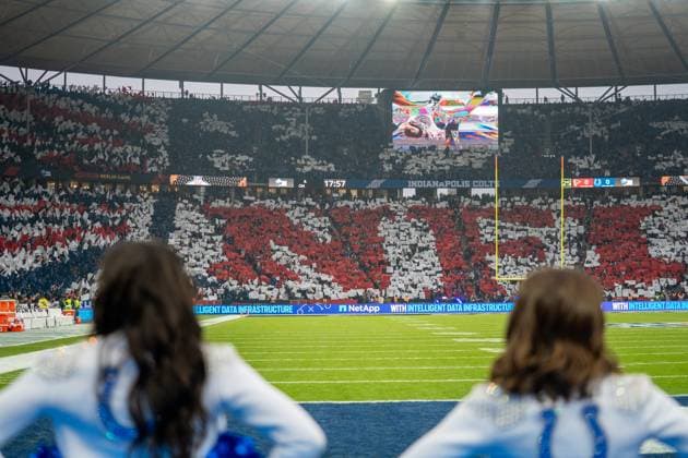 Germany, American Football, NFL, Week 10, 2025 2026, Indianapolis Colts Atlanta Falcons on 09 11 in Berlin Olympiastadion Fahnenmeer Copyright: xSvenxHeidmannx