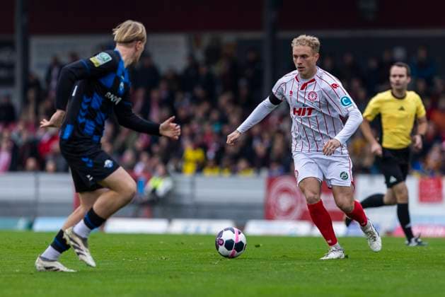 Regionalliga West Fortuna Köln SC Paderborn U21, 09 11 2025 Timo Bornemann Fortuna Köln, 19 Regionalliga West, Fortuna Köln SC Paderborn U21, 15 Matchday, on 09 11 2025, Südstadion, Cologne Copyright: xBEAUTIFULxSPORTS Meuselx