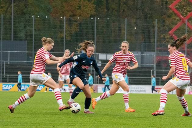 Valesca Ampoorter (18 TSG Hoffenheim) during the Google Pixel Frauen-Bundesliga between 1. FC Köln and TSG Hoffenheim at Franz-Kremer-Stadion in Cologne, Germany. Copyright: xQianruxZhang SPPx Sportspressphoto_SPR59648