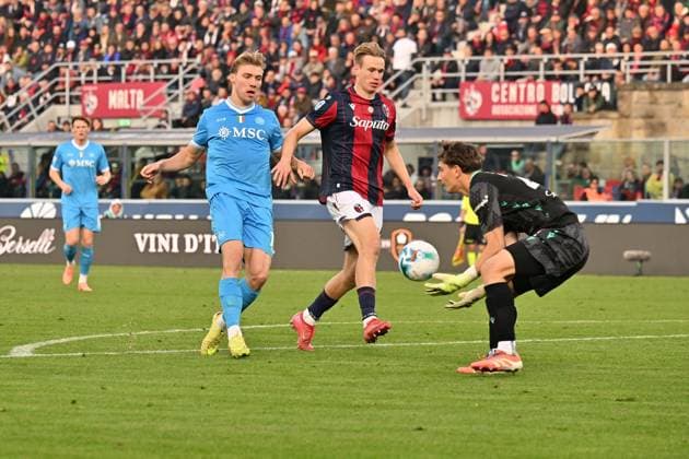 Foto IPP Felice De Martino Bologna 09 11 2025 Calcio Campionato serie A 2025-2026 Bologna - Napoli Nella foto: Massimo Pessina Italy Photo Press World Copyright Bologna italy Italia ITALY  Copyright: xR4924_italyphotopressx