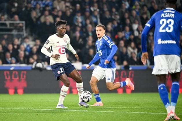 Football, France, Racing Strasbourg - OSC Lille