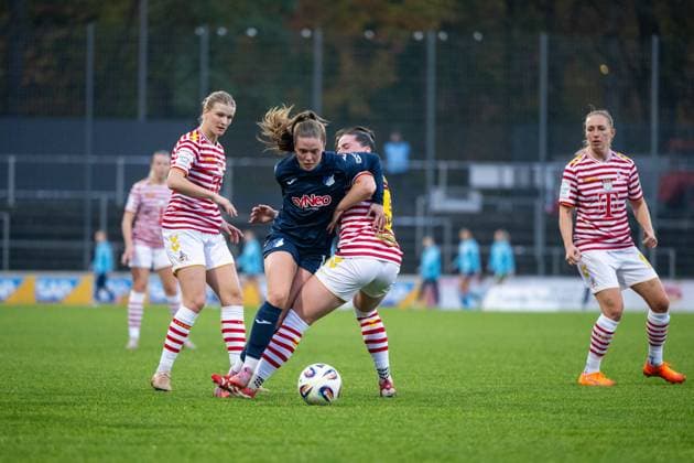 Valesca Ampoorter TSG Hoffenheim, 18 in duel, GER, 1 FC Koeln vs TSG 1899 Hoffenheim, Football Google Pixel Frauen Bundesliga, 10 Spieltag, Saison 2025 2026, 09 11 2025 DFB regulations prohibit any use of photographs as image sequences and or quasi video GER, 1 FC Koeln vs TSG 1899 Hoffenheim, Football Google Pixel Frauen Bundesliga, 10 Spieltag, Saison 2025 2026, 09 11 2025 Koeln Copyright: xEibner-Pressefoto Memmlerx EP_MMR