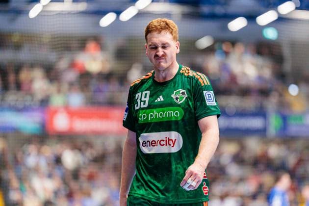 Lukas Stutzke TSV Hannover Burgdorf, 39 is disappointed dissatisfied GER, TBV Lemgo Lippe vs TSV Hannover Burgdorf, Handball, 1 Bundesliga, Matchday 11, Season 2025 2026, 09 11 2025 GER, TBV Lemgo Lippe vs TSV Hannover Burgdorf, Handball, 1 Bundesliga, Matchday 11, Season 2025 2026, 09 11 2025 Lemgo Copyright: xEibner-Pressefoto JanxRollingerx EP_JSK
