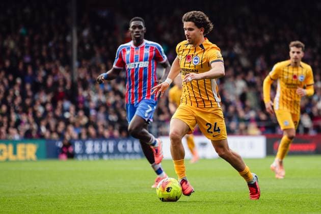Ferdi Kadioglu (24 Brighton) in action during the Premier League game between Crystal Palace and Brighton and Hove Albion at Selhurst Park in London, England. Copyright: xLiamxAsman SPPx Sportspressphoto_SPR59707