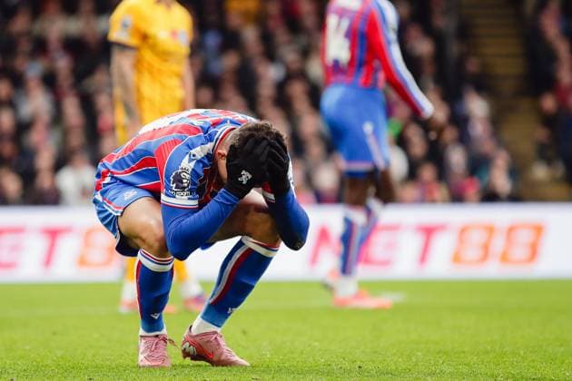 Yeremy Pino (10 Crystal Palace) looks dejected during the Premier League game between Crystal Palace and Brighton and Hove Albion at Selhurst Park in London, England. Copyright: xLiamxAsman SPPx Sportspressphoto_SPR59721