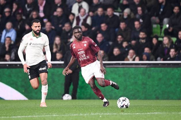 FC Metz v OGC Nice - Ligue 1 McDonald s 2025 2026 39 Koffi-Franck KOUAO (fcm) during the Ligue 1 McDonald s match between Metz and Nice at Stade Saint-Symphorien on November 9, 2025 in Metz, France. Metz France  Copyright: xFEPx 776348196