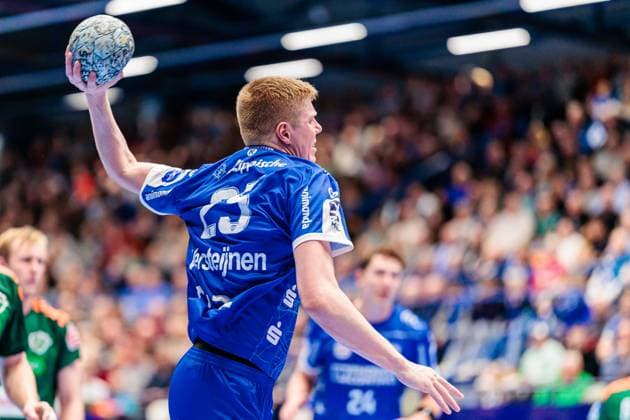 Niels Gerardus Versteijnen TBV Lemgo Lippe, 25 in goal GER, TBV Lemgo Lippe vs TSV Hannover Burgdorf, Handball, 1 Bundesliga, Matchday 11, Season 2025 2026, 09 11 2025 GER, TBV Lemgo Lippe vs TSV Hannover Burgdorf, Handball, 1 Bundesliga, Matchday 11, Season 2025 2026, 09 11 2025 Lemgo Copyright: xEibner-Pressefoto JanxRollingerx EP_JSK