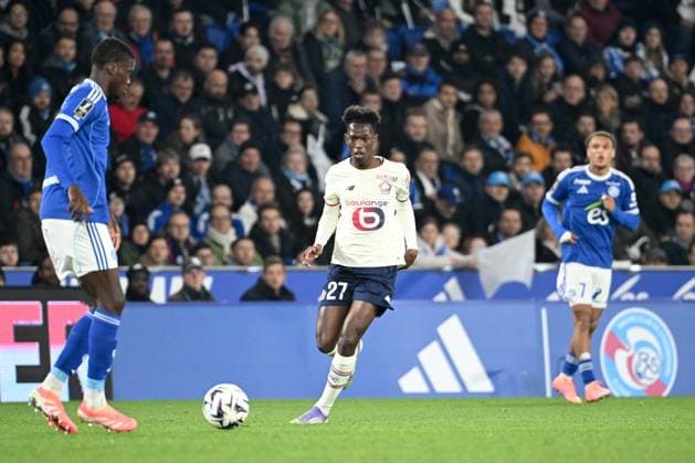 RC Strasbourg Alsace v LOSC Lille - Ligue 1 McDonald s 2025 2026 27 Felix CORREIA (losc) during the Ligue 1 McDonald s match between Strasbourg and Lille at Stade de la Meinau on November 9, 2025 in Strasbourg, France. Strasbourg France  Copyright: xFEPx 776348200