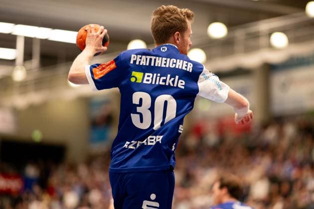 Sascha Pfattheicher HBW Balingen Weilstetten, 30 , HBW Balingen Weilstetten vs TuSEM Essen, Handball, 2 Bundesliga, Matchday 10, Season 2025 2026, 09 11 2025 Eibner Pressefoto Andreas Ulmer HBW Balingen Weilstetten vs TuSEM Essen, Handball, 2 Bundesliga, Matchday 10, Season 2025 2026, 09 11 2025 Balingen Copyright: xEibner-Pressefoto AndreasxUlmerx EP_AUR