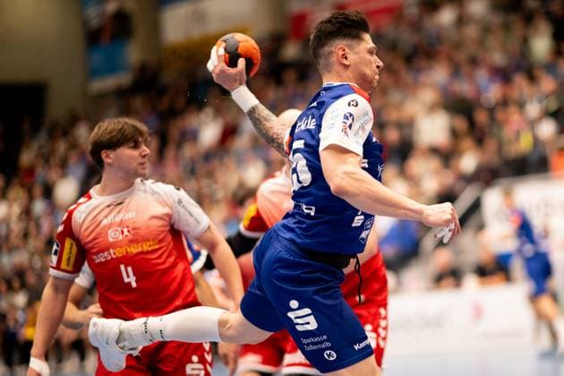 Csaba Leimeter HBW Balingen Weilstetten, 55 , HBW Balingen Weilstetten vs TuSEM Essen, Handball, 2 Bundesliga, Matchday 10, Season 2025 2026, 09 11 2025 Eibner Pressefoto Andreas Ulmer HBW Balingen Weilstetten vs TuSEM Essen, Handball, 2 Bundesliga, Matchday 10, Season 2025 2026, 09 11 2025 Balingen Copyright: xEibner-Pressefoto AndreasxUlmerx EP_AUR