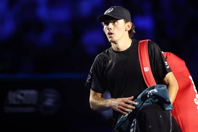 Alex De Minaur (Australia) looks on, Day 1, Nitto ATP, Tennis Herren Finals 2025, INALPI Arena, November 9, 2025, Turin, Italy.
