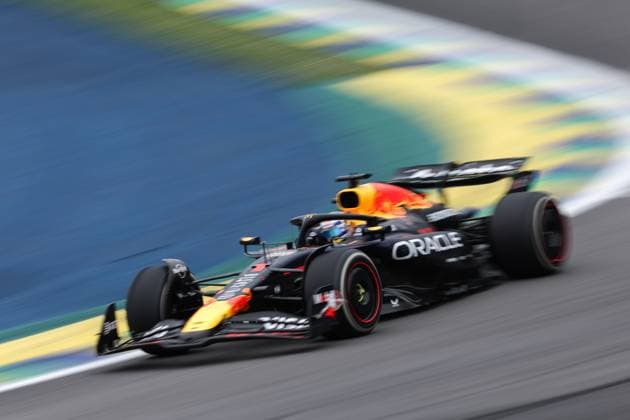F1 - SAO PAULO GRAND PRIX 2025 01 VERSTAPPEN Max (nld), Red Bull Racing RB21, action during the 2025 Formula 1 Grande Premio de Sao Paulo, 2025 Sao Paulo Grand Prix, 21th round of the 2025 FIA Formula One World Championship, WM, Weltmeisterschaft from November 7 to 9, 2025 on the Interlagos, in Sao Paulo, Brazil - Sao PauloBrazil  Copyright: xDPPIx