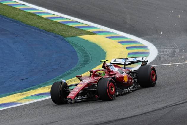 F1 - SAO PAULO GRAND PRIX 2025 44 HAMILTON Lewis (gbr), Scuderia Ferrari SF-25, action during the 2025 Formula 1 Grande Premio de Sao Paulo, 2025 Sao Paulo Grand Prix, 21th round of the 2025 FIA Formula One World Championship, WM, Weltmeisterschaft from November 7 to 9, 2025 on the Interlagos, in Sao Paulo, Brazil - Sao PauloBrazil  Copyright: xDPPIx