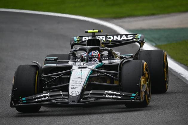 F1 - SAO PAULO GRAND PRIX 2025 12 KIMI ANTONELLI Andrea (ita), Mercedes AMG F1 Team W16, action during the 2025 Formula 1 Grande Premio de Sao Paulo, 2025 Sao Paulo Grand Prix, 21th round of the 2025 FIA Formula One World Championship, WM, Weltmeisterschaft from November 7 to 9, 2025 on the Interlagos, in Sao Paulo, Brazil - Sao PauloBrazil  Copyright: xDPPIx