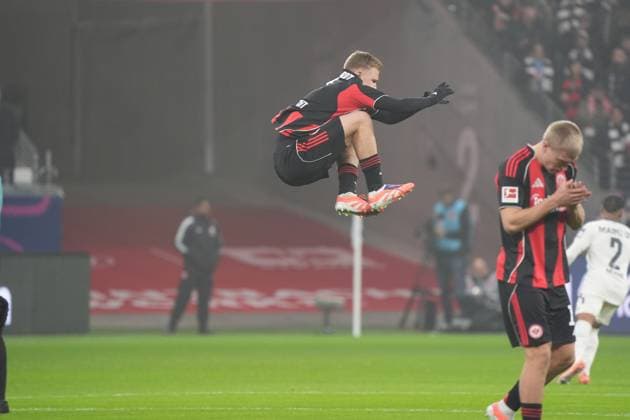 Jonathan Burkhardt Eintracht Frankfurt, 09 Frankfurt 09 11 2025 Eintracht Frankfurt vs 1 FSV Mainz 05, Deutsche Bank Park, Matchday 10 Bundesliga
