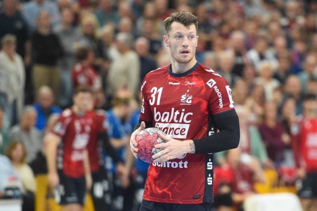 Handball I Men I Season 2025 2026 I Bundesliga I 11 Matchday I SG Flensburg Handewitt HSV Hamburg I 09 11 2025 Emil Jakobsen 31, SG Flensburg Handewitt Copyright: xLobeca JanxKirschnerx