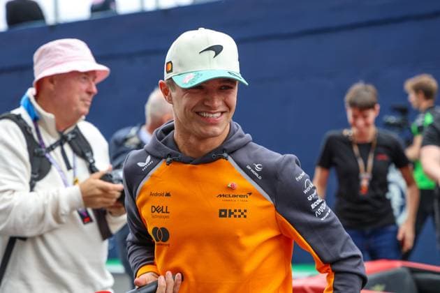 Lando Norris (GBR) - McLaren Formula 1 Team - McLaren MCL39 - Mercedes during the Pre-race show of Formula 1 MSC Cruises Grande Premio de Sao Paulo 2025, Sao Paulo, Brasil, Autodromo Jose Carlos Pace from November 6 to 9, 2025. Round 21 of 24 the 2025 FIA Formula One World Championship, WM, Weltmeisterschaft  Copyright: xAlessioxDexMarco IPAxSportx xipa-agency.netx xx IPA_67756206 IPA_Agency_IPA67756206