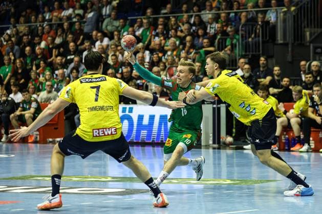 Gisli Kristjansson SC Magdeburg,10 Handball Bundesliga Season 2025 2026 SC Magdeburg vs Rhein Neckar Löwen at the GETEC Arena in Magdeburg Action,Handball,Germany,09 11 2025