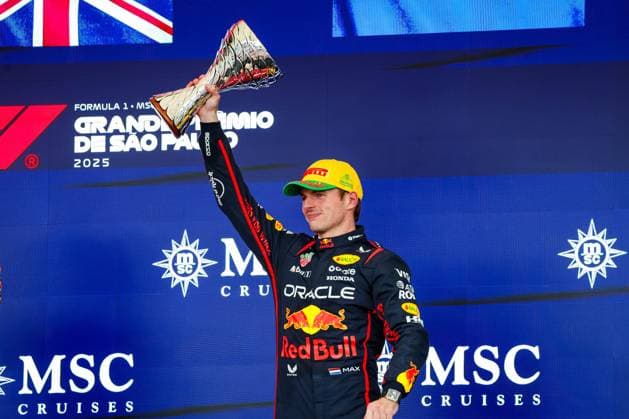F1 - SAO PAULO GRAND PRIX 2025 VERSTAPPEN Max (ned), Red Bull Racing RB21, portrait during the 2025 Formula 1 Grande Premio de Sao Paulo, 2025 Sao Paulo Grand Prix, 21th round of the 2025 FIA Formula One World Championship, WM, Weltmeisterschaft from November 7 to 9, 2025 on the Interlagos, in Sao Paulo, Brazil - Sao PauloBrazil  Copyright: xFLORENTxGOODENx