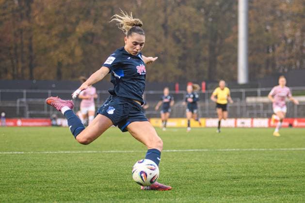COLOGNE, GERMANY - 9 NOVEMBER, 2025: Jill Janssens - The football match of Frauen Bundesliga 1. FC Koeln vs TSG Hoffenheim at Franz Kremer Stadium.  Copyright: xVITALIIxKLIUIEVx