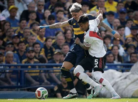 Boca vs River Foto FOTOBAIRES Date 15 Torneo Clausura Liga Profesional Copyright: xNICOLASxABOAFxNICOLASxABOAFx