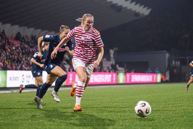COLOGNE, GERMANY - 9 NOVEMBER, 2025: Pauline Bremer - The football match of Frauen Bundesliga 1. FC Koeln vs TSG Hoffenheim at Franz Kremer Stadium.  Copyright: xVITALIIxKLIUIEVx