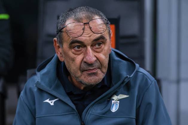 FC Internazionale vs SS Lazio Serie A 2025 26 09 11 2025 Maurizio Sarri Head Coach of SS Lazio looks on during Serie A 2025 26 football match between FC Internazionale and SS Lazio at San Siro Stadium in Milan Copyright: xBEAUTIFULxSPORTS Carabellix