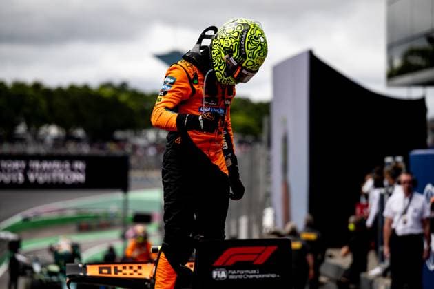 F1 - SAO PAULO GRAND PRIX 2025 NORRIS Lando (gbr), McLaren F1 Team MCL39, portrait during the 2025 Formula 1 Grande Premio de Sao Paulo, 2025 Sao Paulo Grand Prix, 21th round of the 2025 FIA Formula One World Championship, WM, Weltmeisterschaft from November 7 to 9, 2025 on the Interlagos, in Sao Paulo, Brazil - Sao PauloBrazil  Copyright: xALBERTOxVIMERCATIx