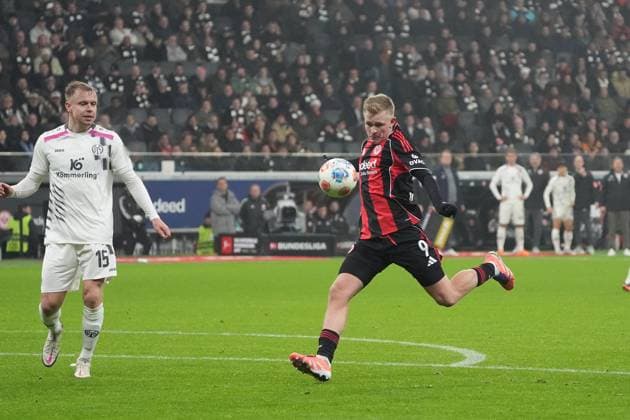 Jonathan Burkhardt Eintracht Frankfurt, 09 draws off Frankfurt 09 11 2025 Eintracht Frankfurt vs 1 FSV Mainz 05, Deutsche Bank Park, 10 Matchday Bundesliga
