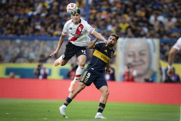 Boca vs River Foto FOTOBAIRES Date 15 Torneo Clausura Liga Profesional Copyright: xNICOLASxABOAFxNICOLASxABOAFx