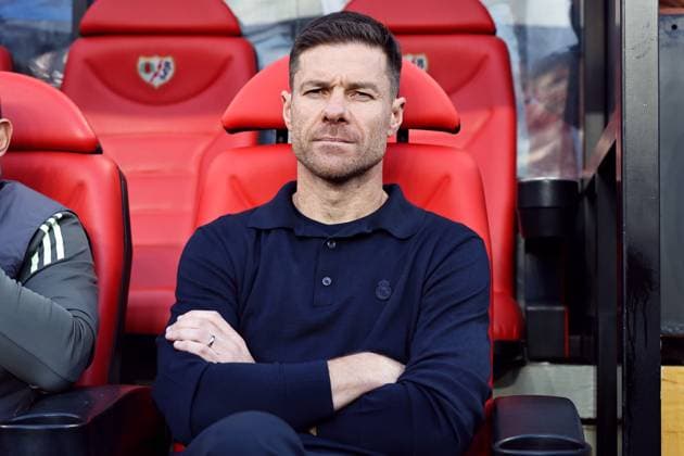 Xabi Alonso (Real), NOVEMBER 9, 2025 - Football Soccer : Spanish LaLiga EA Sports match between Rayo Vallecano de Madrid - Ral Madrid CF at the Estadio de Vallecas in Madrid, Spain. Noxthirdxpartyxsales  aflo_309916464