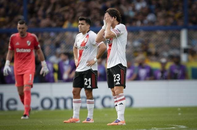 Boca vs River Foto FOTOBAIRES Date 15 Torneo Clausura Liga Profesional Copyright: xNICOLASxABOAFxNICOLASxABOAFx