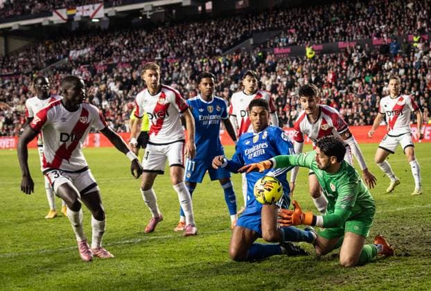 Rayo Vallecano x Real Madrid Bellingham (Real Madrid) in action during the game against Rayo Vallecano valid for La Liga at the Vallecas stadium, in Madrid, today November 9, 2025. Copyright: xx 5H5A3084