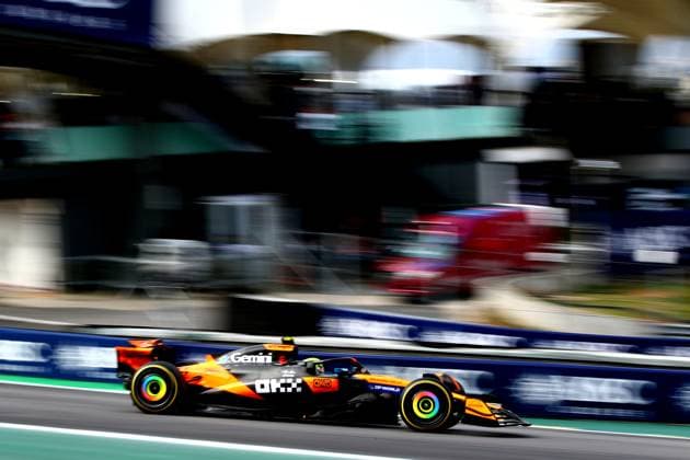 Formula 1 MSC Cruises Grande Premio de Sao Paulo 2025 09 11 2025, Autodromo Jose Carlos Pace, Interlagos, Formula 1 MSC Cruises Grande Premio de Sao Paulo 2025 , pictured Lando Norris GBR , McLaren F1 Team nordphotoxGmbHx xBratic nph00250