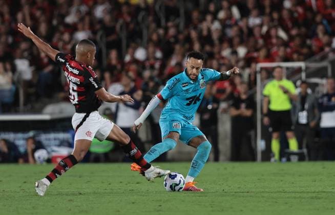 Football, Brazil, Flamengo Rio de Janeiro - FC Santos with Neymar
