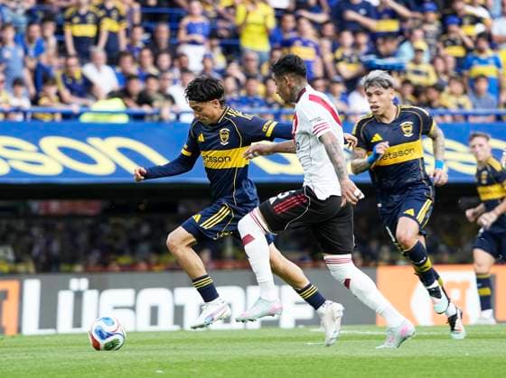 Exequiel Zeballos Boca Juniors vs River Plate Torneo Clausura 2025 Second Phase Date 15 of 16 November 9, 2025 Estadio Alberto J Armando La Bombonera Photo Javier Garcia Martino Prensa CABJ