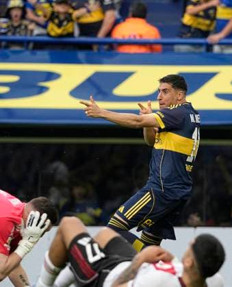 Miguel Merentiel Boca Juniors vs River Plate Torneo Clausura 2025 Second Phase Date 15 of 16 November 9, 2025 Estadio Alberto J Armando La Bombonera Foto Javier Garcia Martino Prensa CABJ