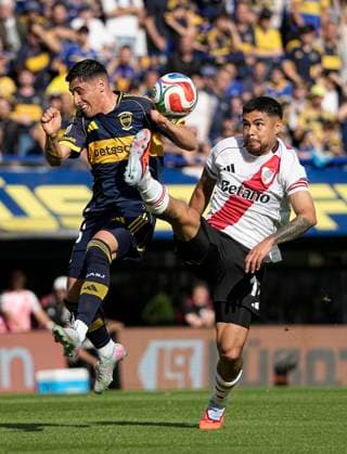 Miguel Merentiel Boca Juniors vs River Plate Torneo Clausura 2025 Second Phase Date 15 of 16 November 9, 2025 Estadio Alberto J Armando La Bombonera Foto Javier Garcia Martino Prensa CABJ