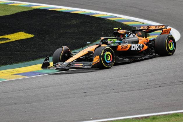 MOTORI - Formula 1 - MSC Cruises Grande Premio de Sao Paulo 2025 Lando Norris (GBR) - McLaren Formula 1 Team - McLaren MCL39 - Mercedes during the Race of the Formula 1 MSC Cruises Sao Paulo Grand Prix 2025 at Autodromo Jose Carlos Pace, Sao Paulo, Brazil, ahead of Round 21 of 24 of the 2025 FIA Formula One World Championship, WM, Weltmeisterschaft (November 6â??9, 2025). Sao Paulo Brazil  Copyright: xIPAxSport ABACAx