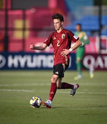 Football, Junior U 17 World Cup 2025 Preliminary Round 09 11 2025 Group D Belgium Tunisia Arthur De Kimpe Belgium