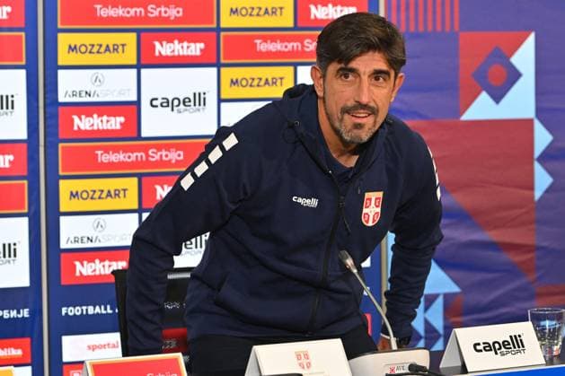 Football, Serbia national team, Press conference with new national team coach Veljko Paunovic